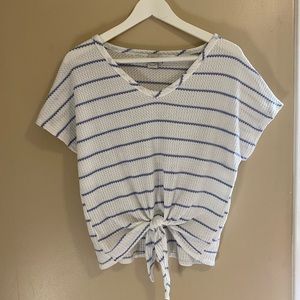Paper Crane Striped Shirt